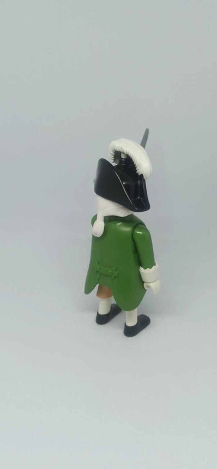 Homme soldat avec veste verte et pantalon marron playmobil - photo numéro 4