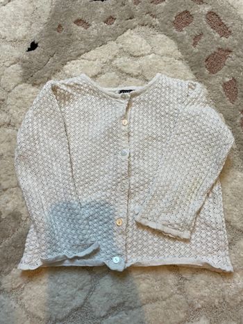 Gilet manches longues 24 mois