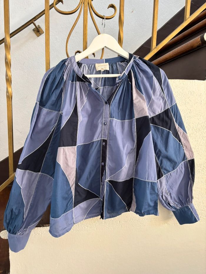 Blouse Sezane patchwork