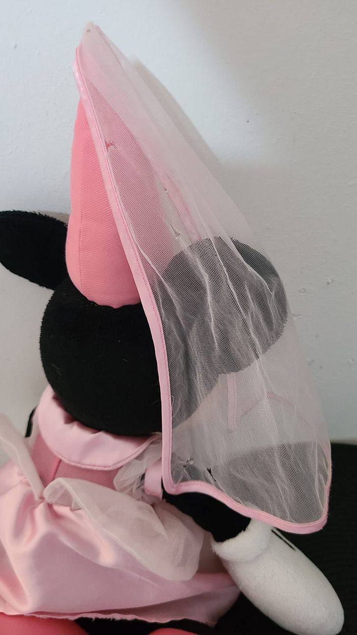 Peluche Disney MINNIE en habit de FEE rose Scintillant - 45 cm - photo numéro 5