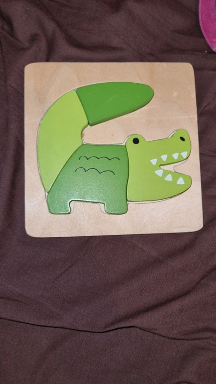 Puzzle crocodile