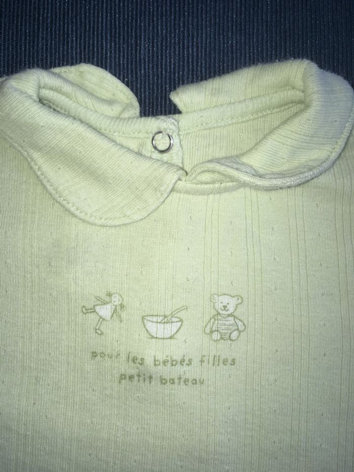 Body à col Petit bateau 6 mois - photo numéro 2