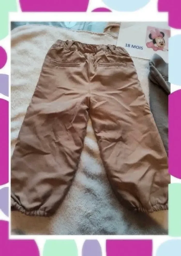 Lot 2 pantalons 18 mois - photo numéro 5