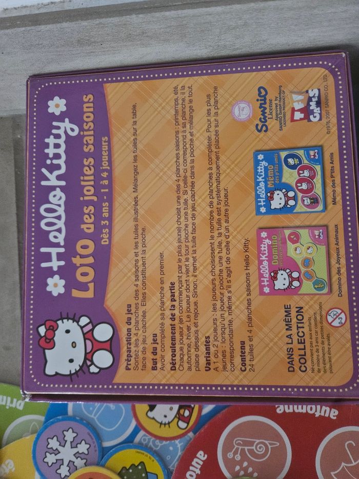 Jeu loto Hello Kity + pêche - photo numéro 9
