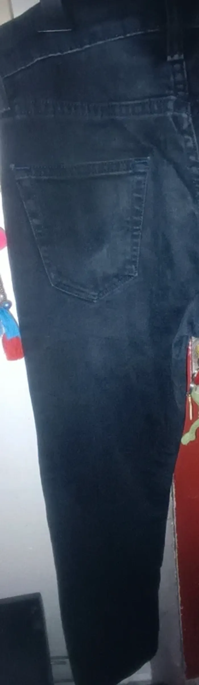Pantalon jean noir délavé Levi's - photo numéro 7