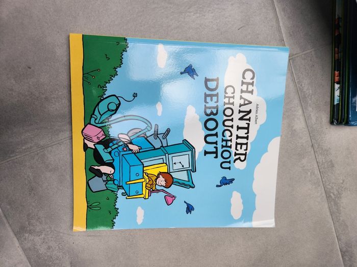 Livre souple enfant : Chantier Chouchou debout