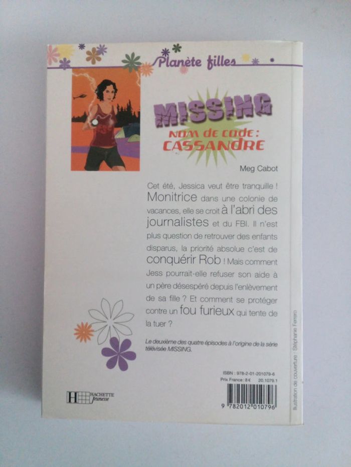 Meg cabot missing nom de code Cassandre - photo numéro 2