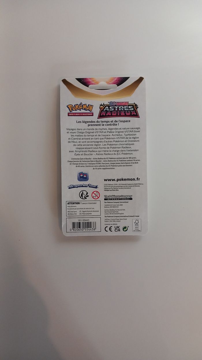 Blister pokemon astres radieux ( EB10 ) - photo numéro 2