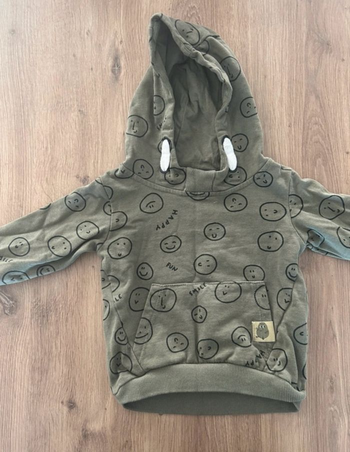 Sweat à capuche smiley