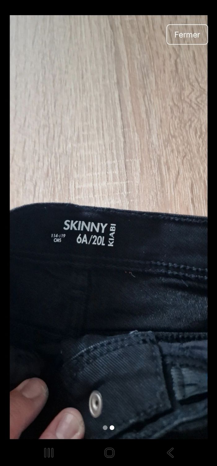 Jean noir skinny - photo numéro 2