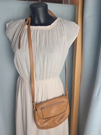 Nat & Nin sac à main pochette bandoulière en cuir