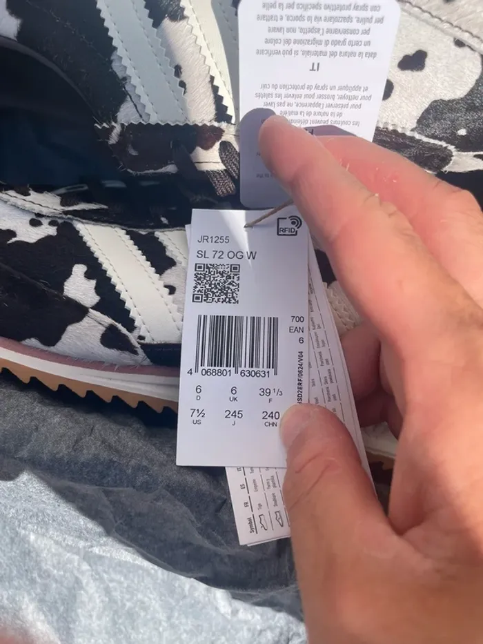 Adidas sl 72 og Cow Print - photo numéro 11