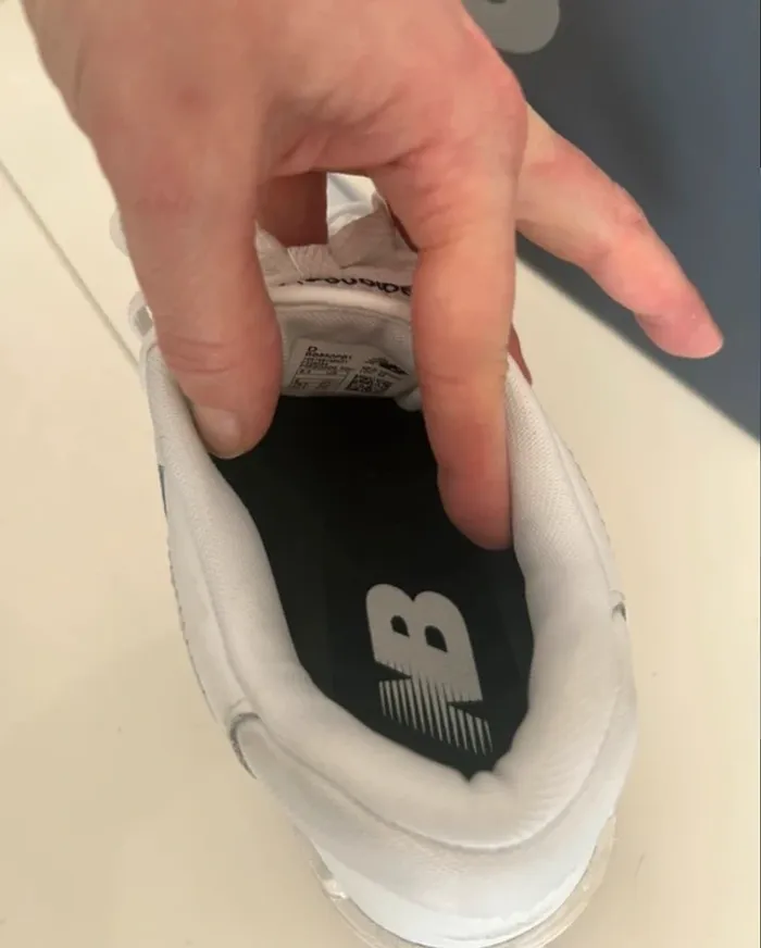New Balance basket cuir blanche modèle 550 pointure 39,5 - photo numéro 6