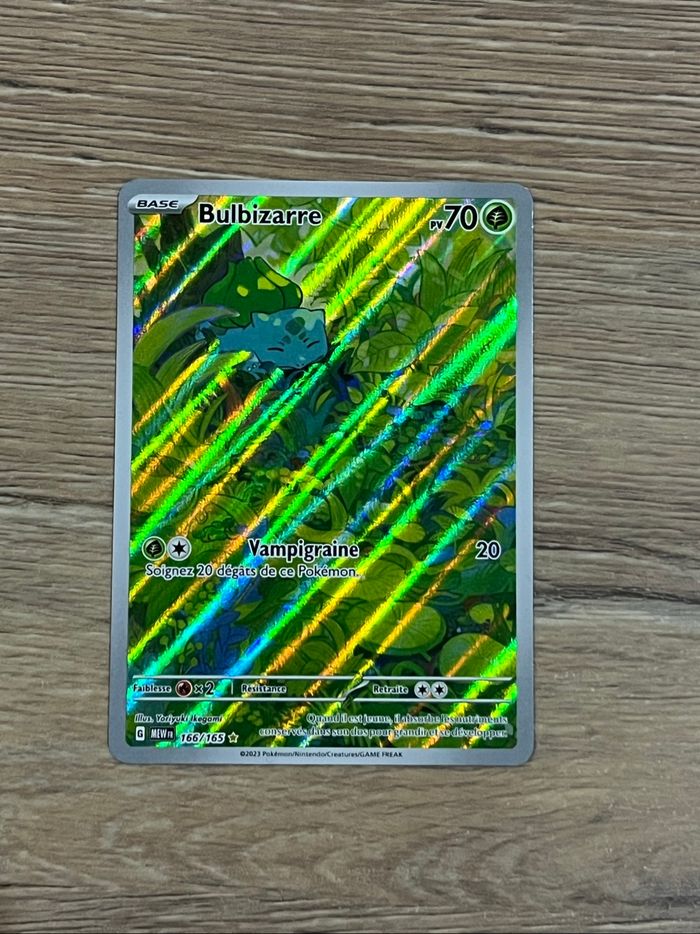 Carte Pokémon bulbizarre mew 166