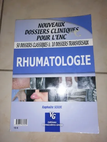 Livre rhumatologie