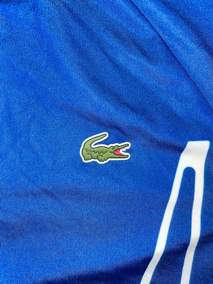 Polo Lacoste Sport Bleu Novak Djokovic 🔵 - photo numéro 2