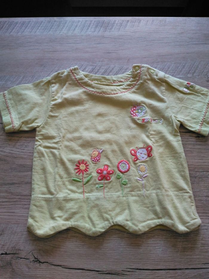 Lot t-shirts été bébé 6 mois - photo numéro 4