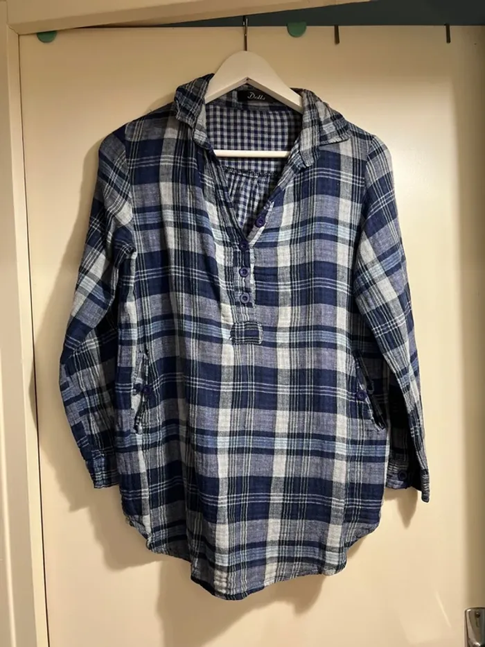 Blouse à carreaux