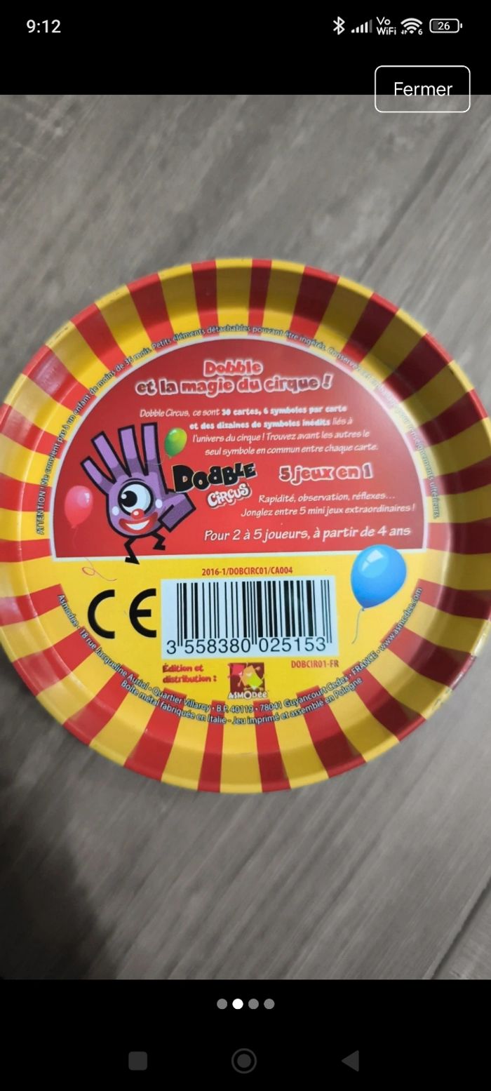 Dobble circus - photo numéro 2