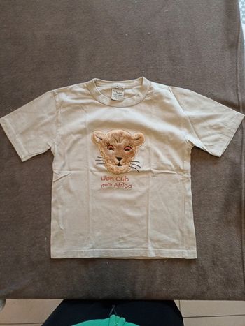 Tee shirt tête de lion