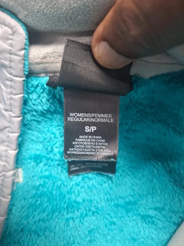 veste Polaire The North Face femme turquoise – Taille S - brodé (608) - photo numéro 13
