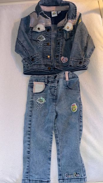 Ensemble jean + veste en jean