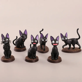 Lot figurines Kiki la petite sorcière Miyazaki Studio Ghibli figure rare Kiki's Delivery Service cat
