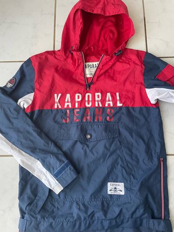 Veste capuche style K-way garçon