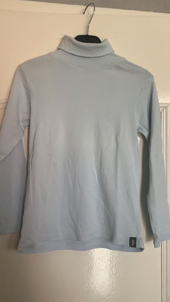 Maillot manche longue col roulé 8 ans
