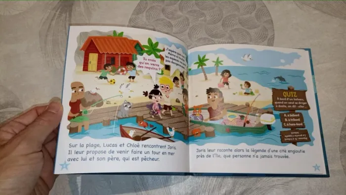 livre Le secret sous la mer Collection Les petits voyageurs à l'aventure - photo numéro 4