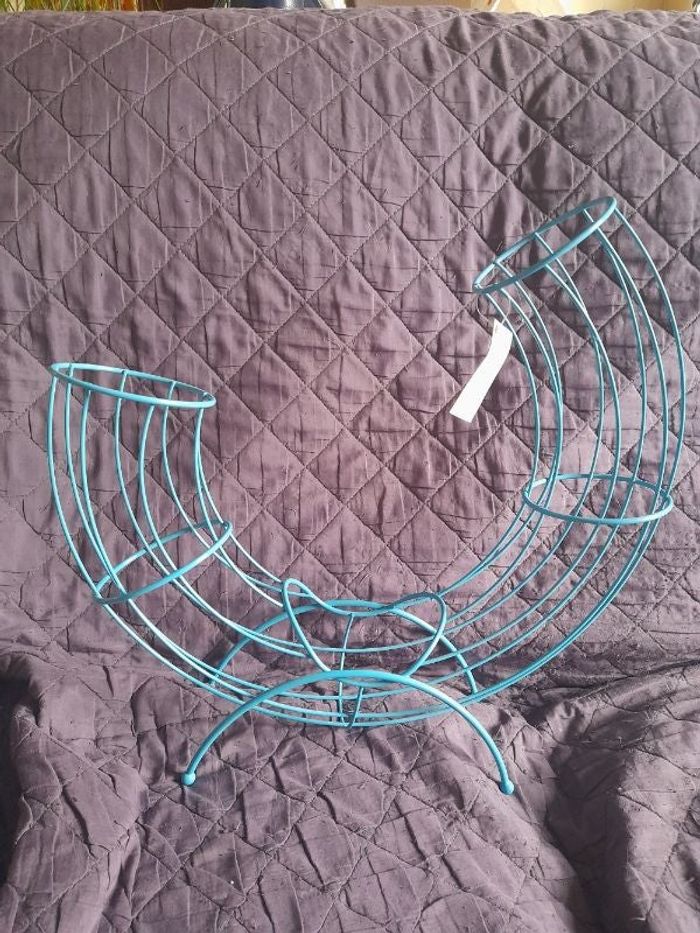 Panier à fruits bleu, neuf avec étiquette