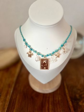 Collier à breloques inox