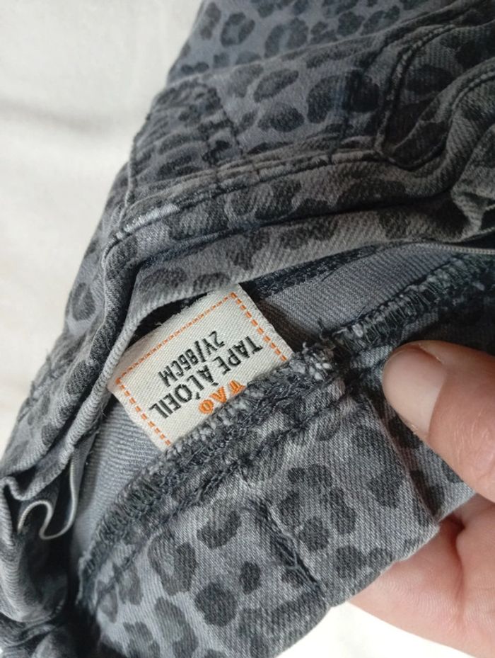 Jegging motif léopard taille 2 ans - photo numéro 3