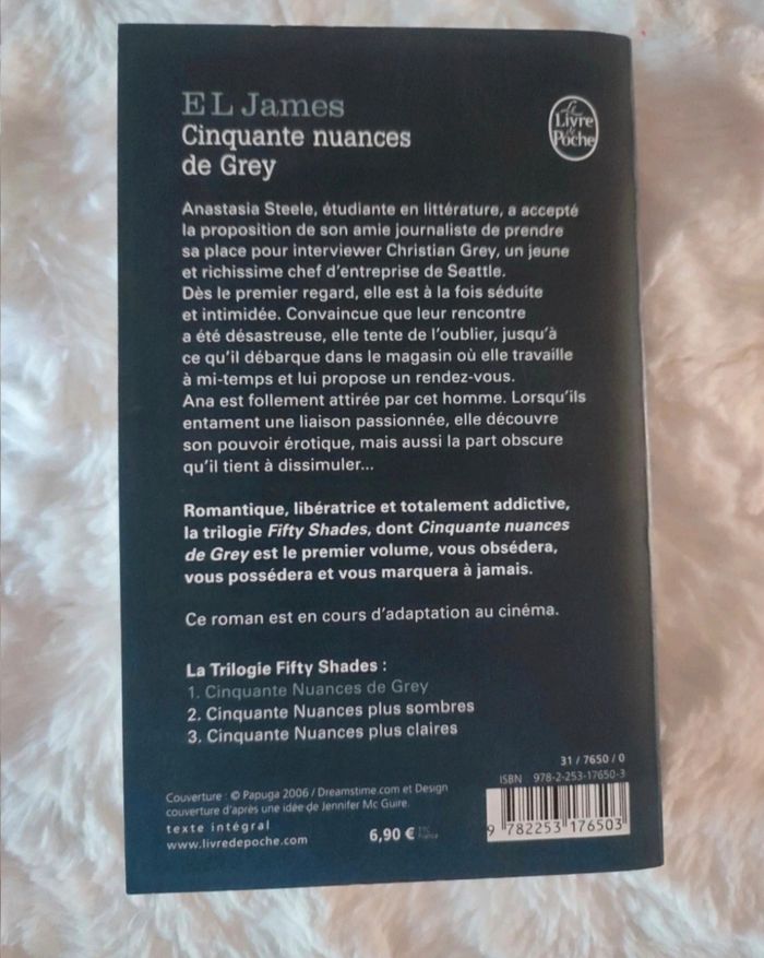 Cinquante nuances de grey EL James tome 1 - photo numéro 3