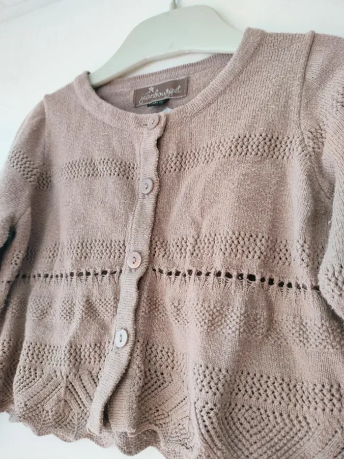 (e) Gilet marron Jean Bourget 12m - photo numéro 3