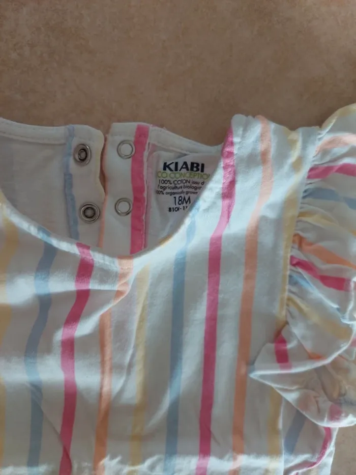 Tee-shirt multicolore 18 mois - photo numéro 3
