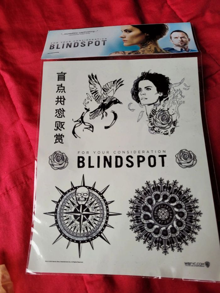 Tatoos éphémères Blindspot