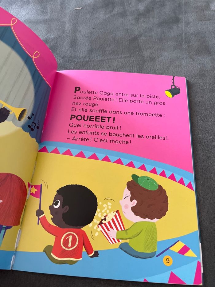 Livre cp milan poche poussin le cirque gaga - photo numéro 3