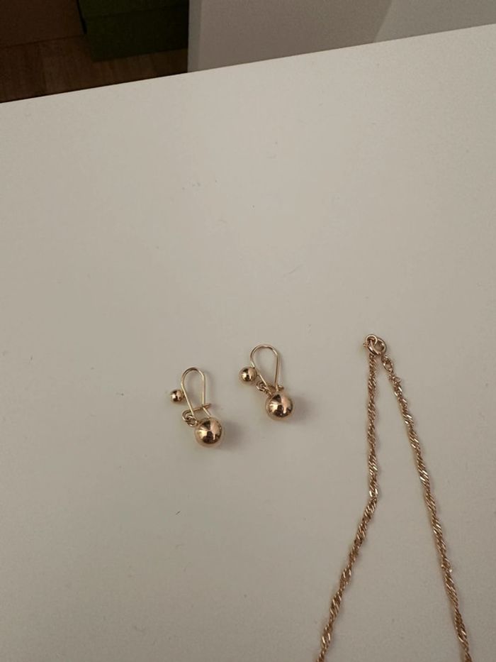 Ensemble collier et boucles d’oreilles - photo numéro 3