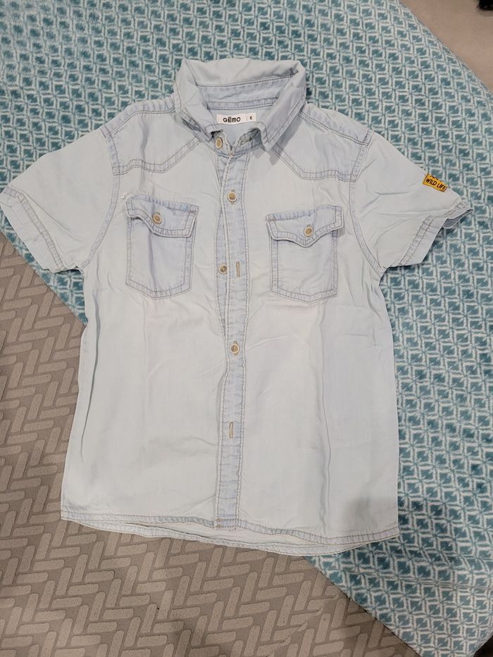 Chemise manches courtes Gémo 6ans