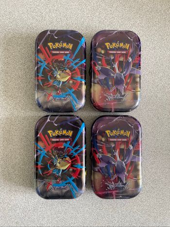 Lot Mini Tin Pokemon Méga Évolution (ME01/EV11)