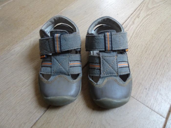 chaussures pediped grip'n go gustan gris orange - photo numéro 3