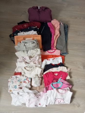 Lot vêtements fille - 9 mois 