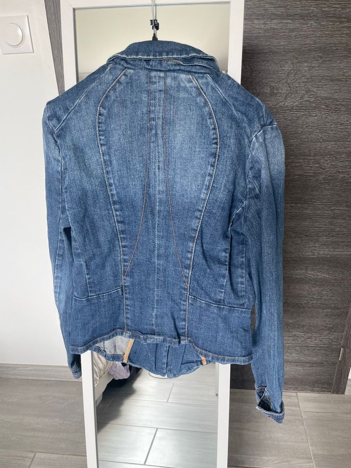 veste en jean vintage // Etam // M - photo numéro 3