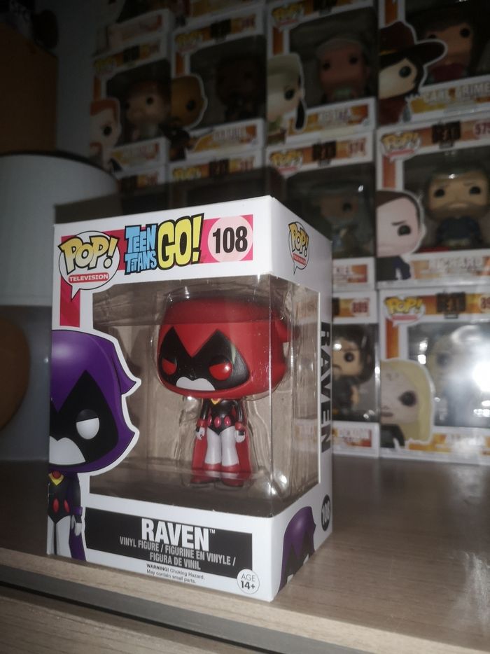 Funko pop Television Teen Titans Go! 108 Raven Vaulted (2016)