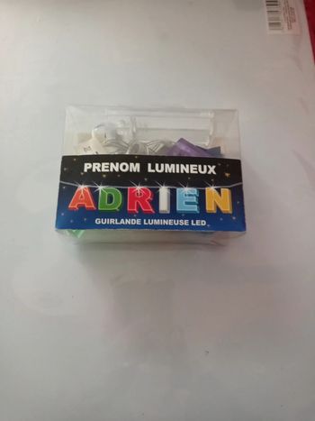 Prénom lumineux ADRIEN