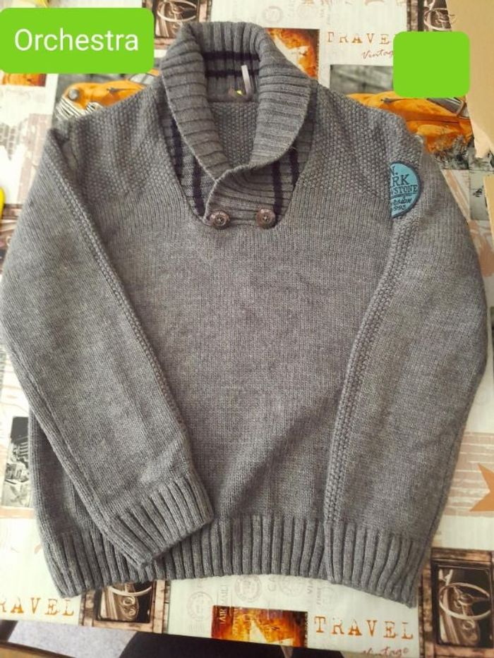 pull laine col V