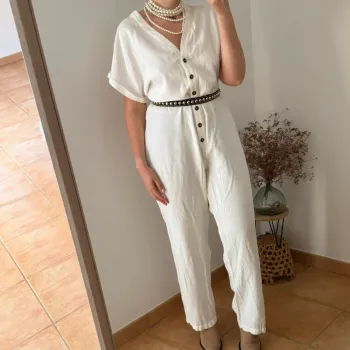 Combinaison Blanche Fluide Mango Taille L