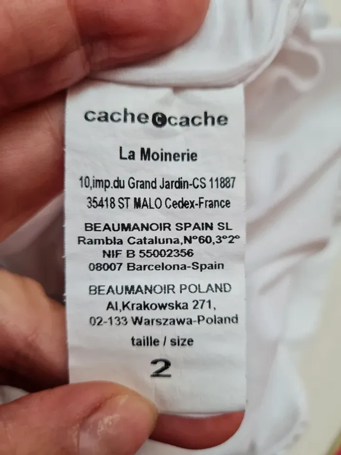Top femme Cache Cache T2 - photo numéro 8