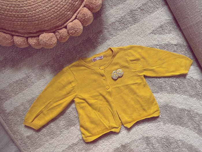 Gilet moutarde du pareil au même - photo numéro 2